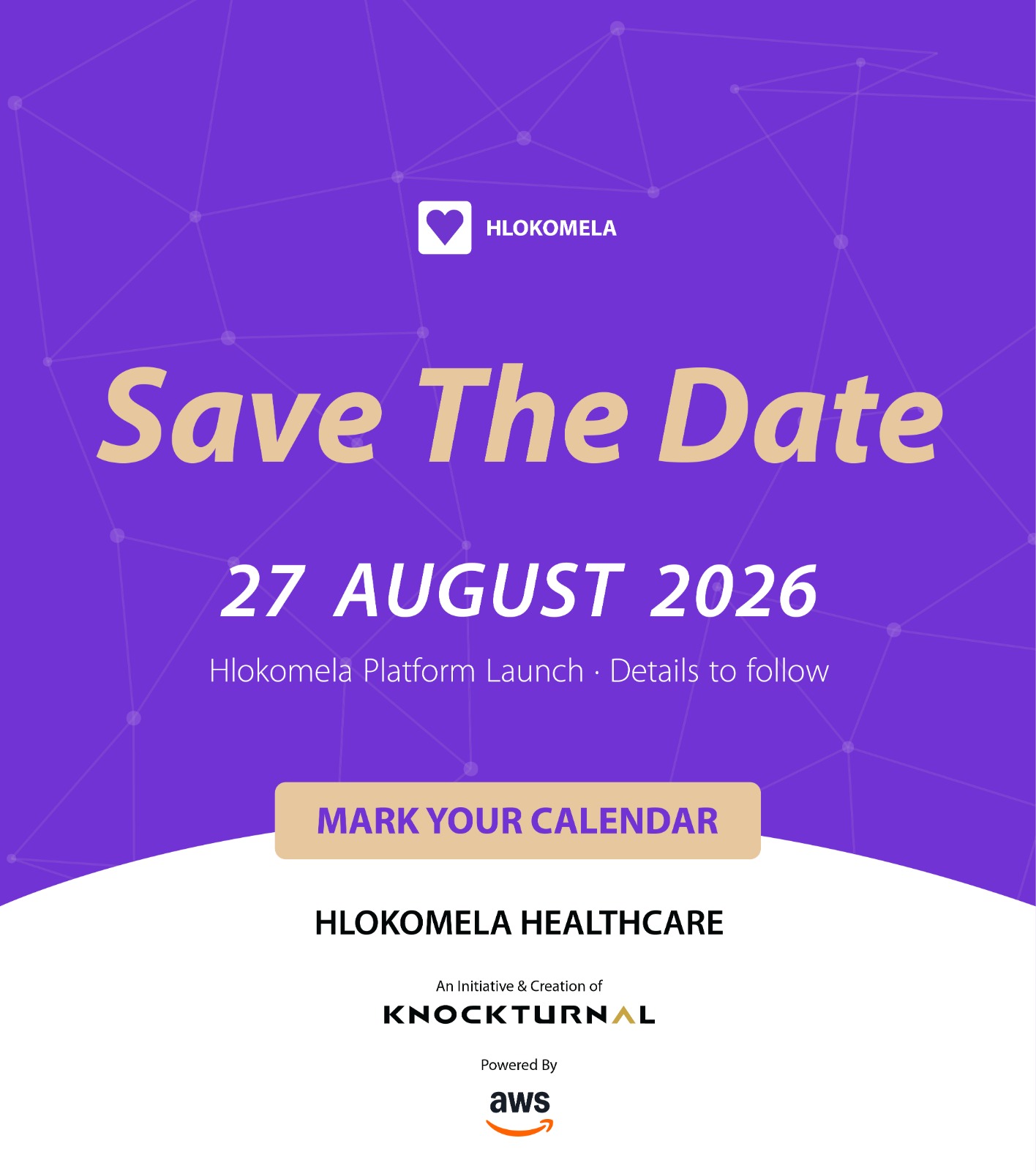 Hlokomela Platform Launch – Save the Date, 27 August 2026